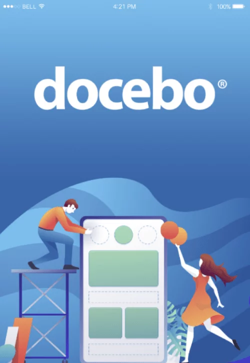 Docebo promotional image.