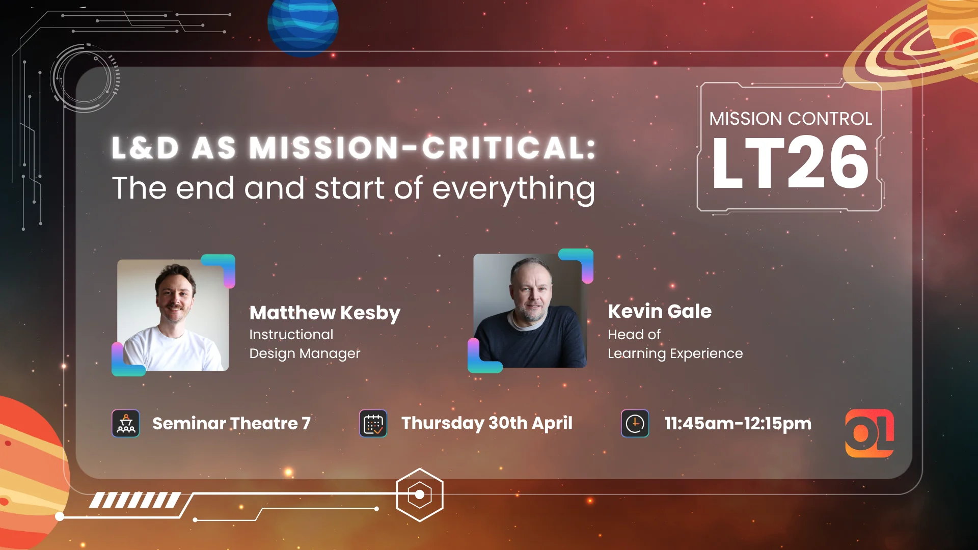 LT26 Speaker sessions Matt and Kevin