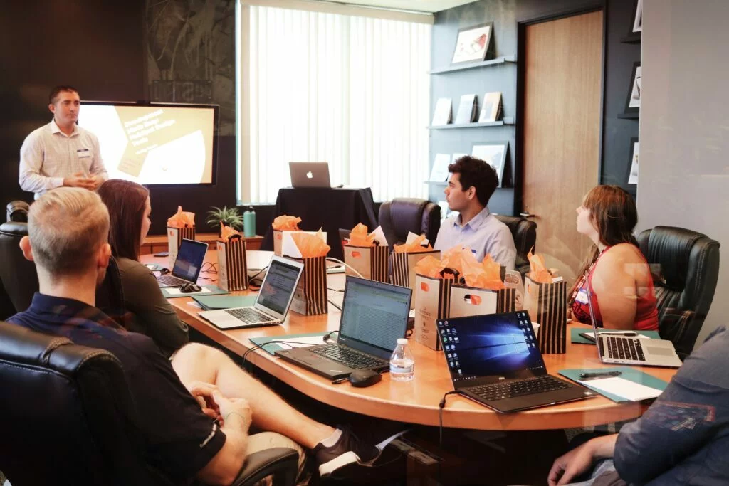 Image of a group training session